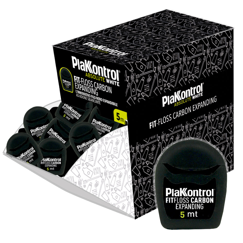 FITFLOSS CARBON EXPANDING MINI-SIZE Z DOZOWNIKIEM-PUDEŁKIEM Z DOZOWNIKIEM-PUDEŁKIEM