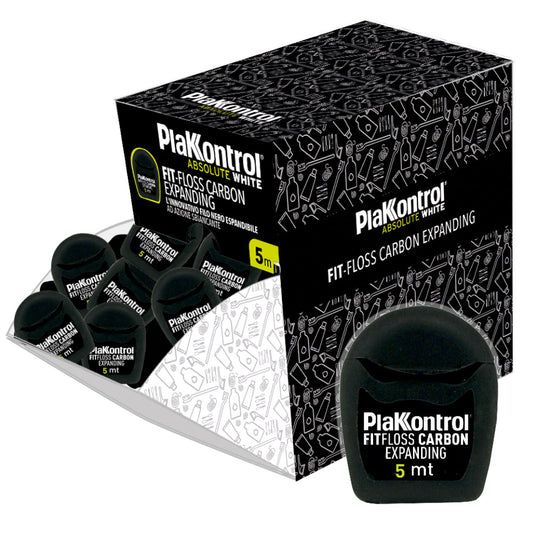 FITFLOSS CARBON EXPANDING MINI-SIZE Z DOZOWNIKIEM-PUDEŁKIEM Z DOZOWNIKIEM-PUDEŁKIEM