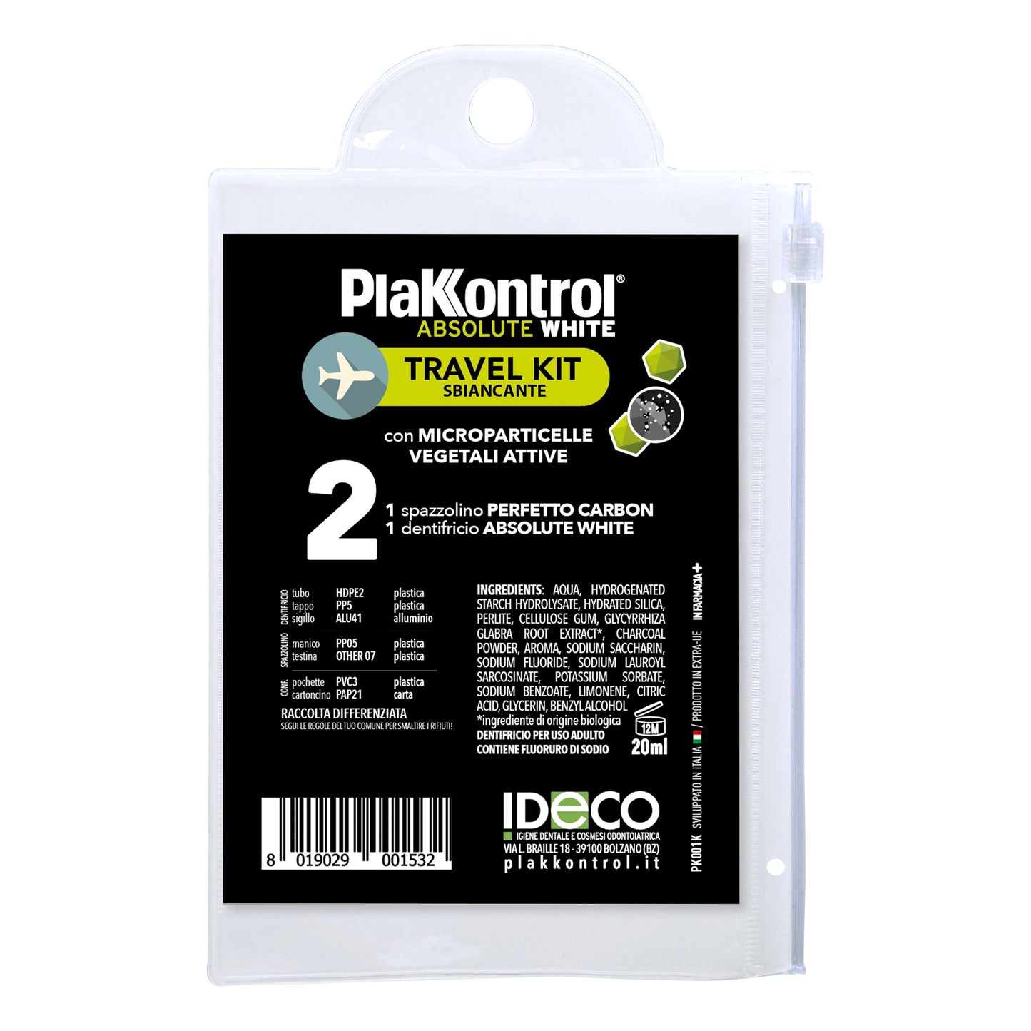 Zestaw podróżny Absolute White 2x